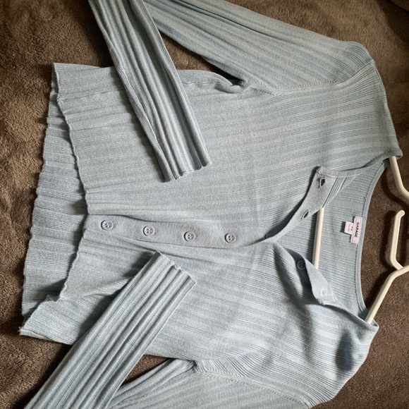 Long sleeve cropped shirt - Picture 2 of 2